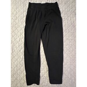 Nike Yoga Therma-Fit Black Women's Jogger Sweatpants Fleece Elastic L Comfy Gym